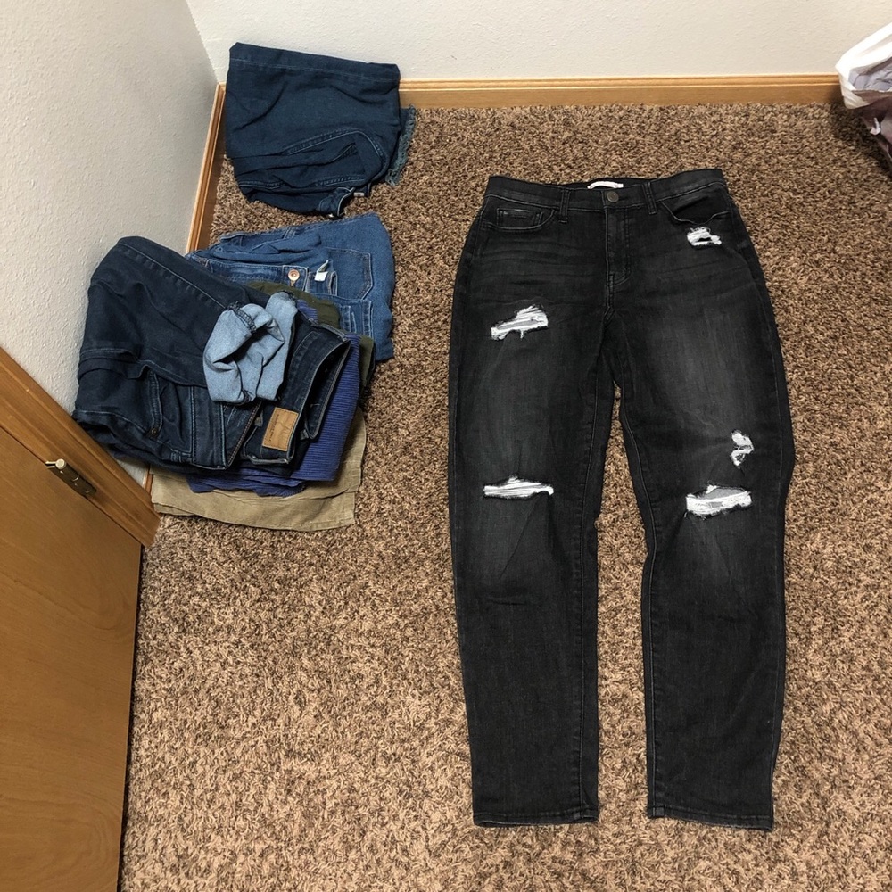High rise mom jeans
